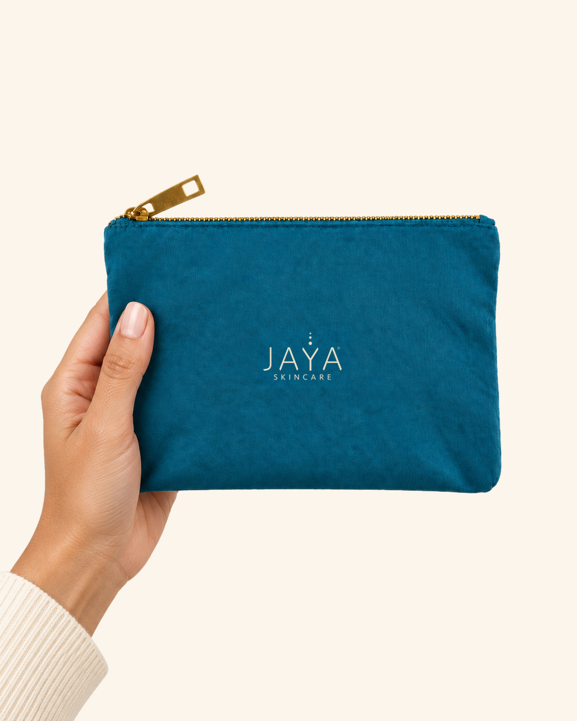 JAYA Cotton Zip Pouch